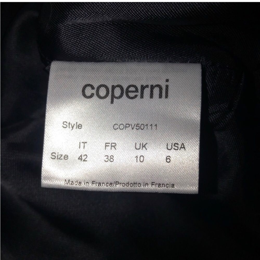 Coperni Trompe l’oeil tailored black cape 6US - Picture 8 of 8
